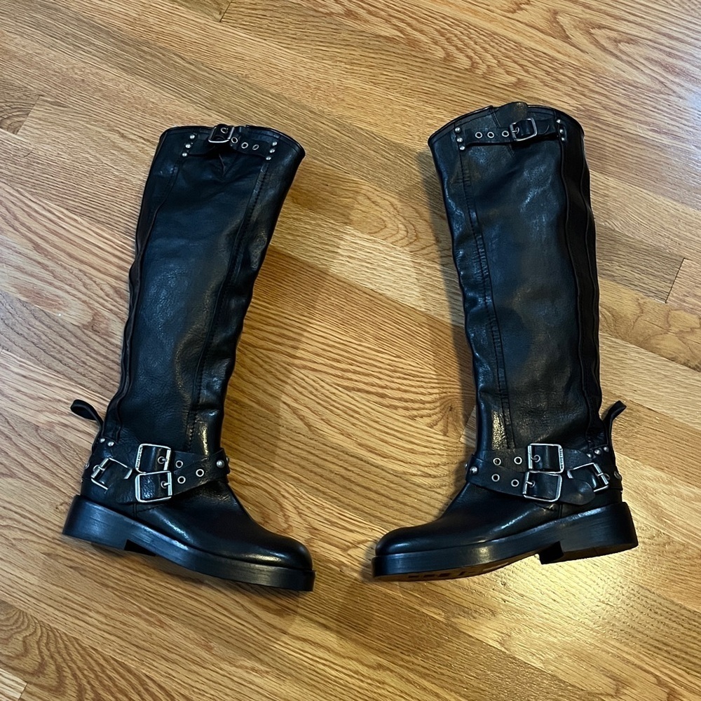 We The Free Janey Tall Engineer Boots Size 6 NIB - Picture 8 of 16